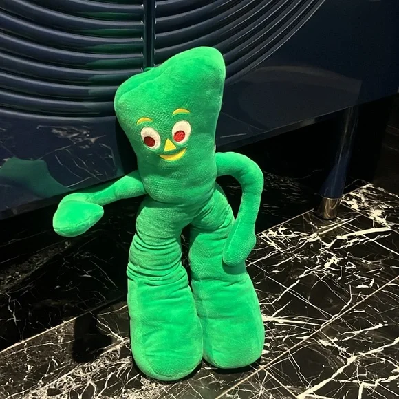 Giant Gumby Green Plush Toy for Kids or pets dogs New w tag! GWP - Picture 3 of 6